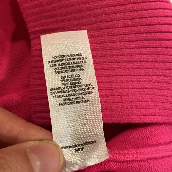 French connection hot pink sweater. Small - Picture 8 of 10